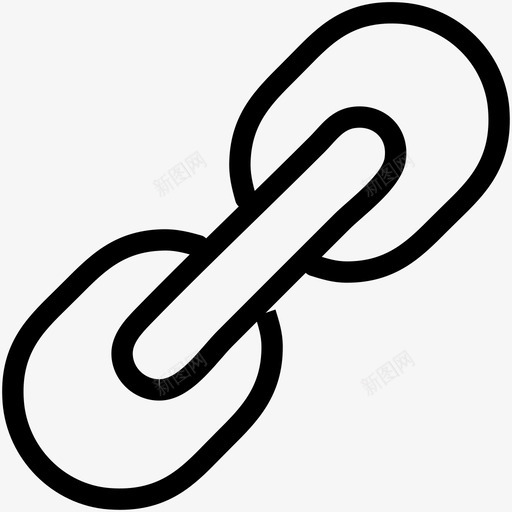 链接链internet图标svg_新图网 https://ixintu.com internet web2 共享 网络 链 链接