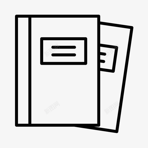书籍图书馆小说图标svg_新图网 https://ixintu.com 书籍 图书馆 大学 学校 小说 读物