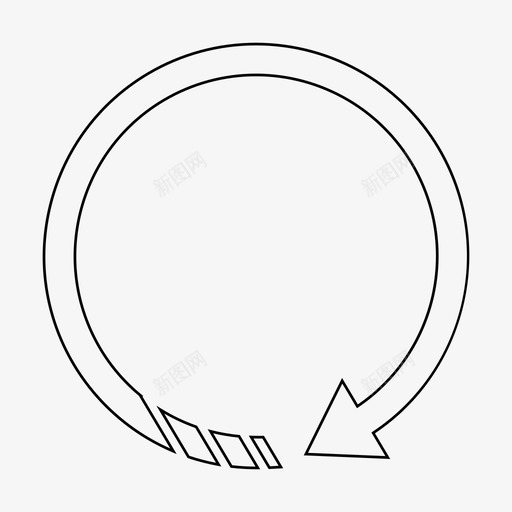 进程缓冲加载图标svg_新图网 https://ixintu.com 加载 等待 缓冲 缓慢 进程