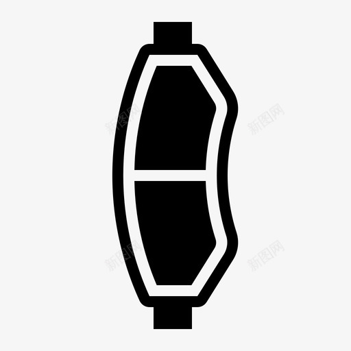 刹车片刹车盘汽车配件图标svg_新图网 https://ixintu.com 刹车片 刹车盘 汽车配件
