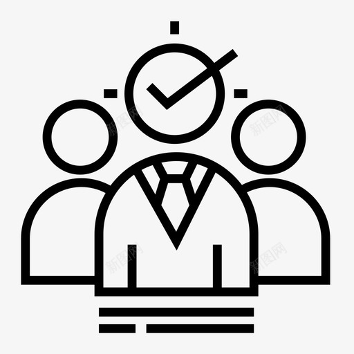 招聘候选人工作图标svg_新图网 https://ixintu.com 候选人 工作 招聘 求职者 项目管理