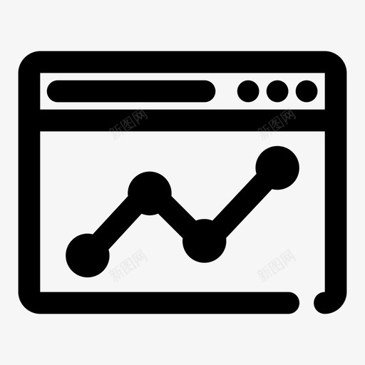 搜索引擎优化统计窗口窗口统计网站导航器图标svg_新图网 https://ixintu.com 搜索引擎优化统计窗口 窗口统计 网站导航器