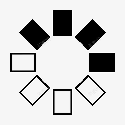 等待装载轮处理图标svg_新图网 https://ixintu.com 处理 等待 装载轮