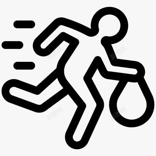 抢劫犯罪盗窃图标svg_新图网 https://ixintu.com 安全线第五卷 小偷 抢劫 犯罪 盗窃