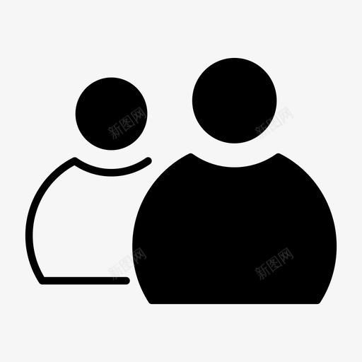 人观众团体图标svg_新图网 https://ixintu.com 一群人 人 团体 观众