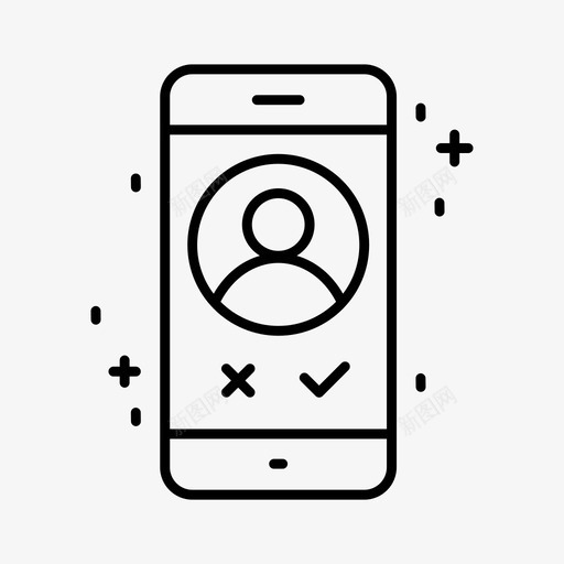 移动电话应用程序手机智能手机图标svg_新图网 https://ixintu.com 手机 智能手机 移动智能手机应用程序 移动电话应用程序