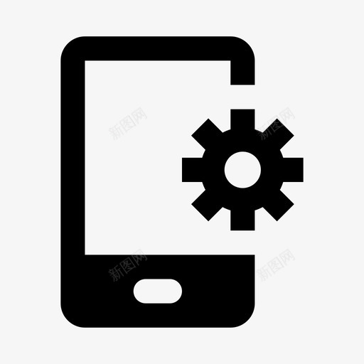 移动设备设置移动设备配置图标svg_新图网 https://ixintu.com 移动设备设置 移动设备配置