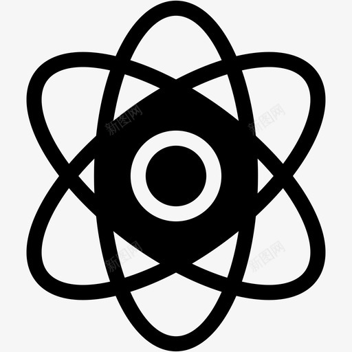 原子自动取款机核图标svg_新图网 https://ixintu.com 原子 核 生物填充 自动取款机