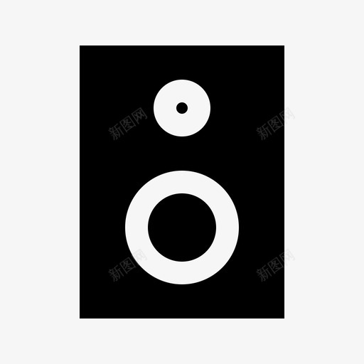扬声器音乐界面元素webgrid图标svg_新图网 https://ixintu.com 扬声器 界面元素webgrid 音乐