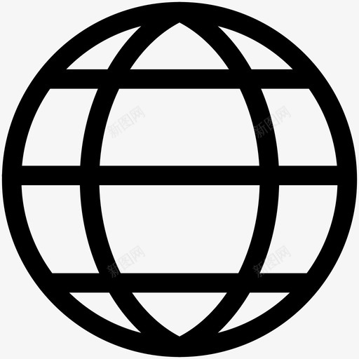 地球网格深色轮廓浏览器地球图标svg_新图网 https://ixintu.com web1 世界 地球 地球网格深色轮廓 浏览器 网络