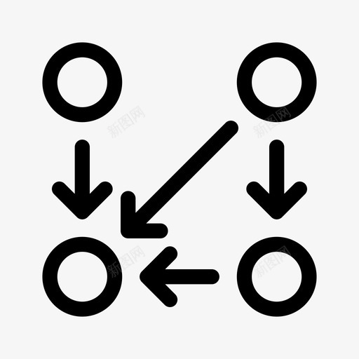 依赖影响模块图标svg_新图网 https://ixintu.com 依赖 包管理器 影响 模块