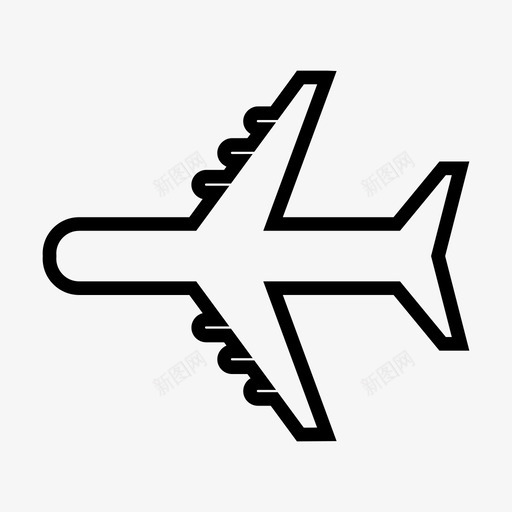 飞机机场航空图标svg_新图网 https://ixintu.com 机场 航空 飞机 飞行
