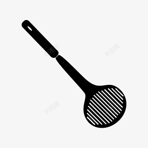 采购产品开槽铲配件烹饪图标svg_新图网 https://ixintu.com 厨房设备 烹饪 配件 采购产品开槽铲
