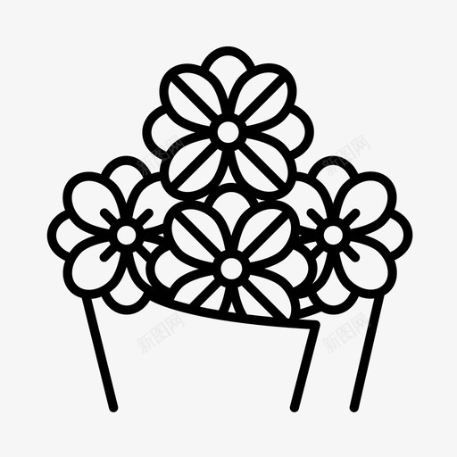 花束束枣图标svg_新图网 https://ixintu.com 束 枣 花 花店 花束