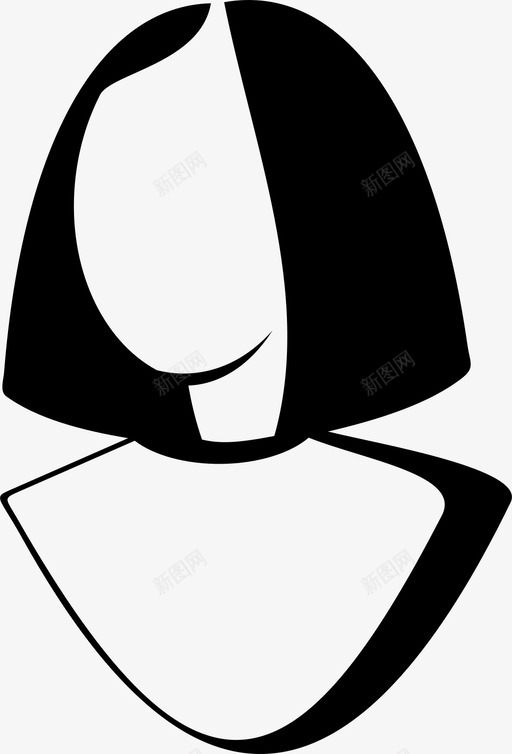 女性档案用户女性现代档案图标svg_新图网 https://ixintu.com 女性档案 女性现代档案图标 用户