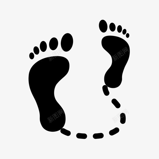 足迹2svg_新图网 https://ixintu.com 足迹2