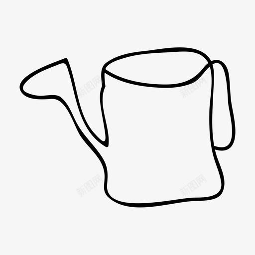 喷壶农业花园图标svg_新图网 https://ixintu.com 农业 喷壶 花园