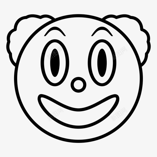 小丑嘉年华马戏团图标svg_新图网 https://ixintu.com 嘉年华 小丑 幽默 滑稽 聚会 马戏团