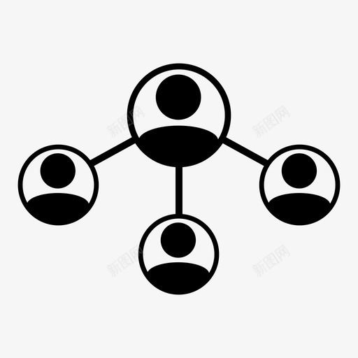 24人社交网络人物群图标svg_新图网 https://ixintu.com 24人 人物群 社交网络