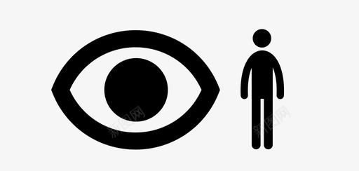 看动词图标svg_新图网 https://ixintu.com 动词 看