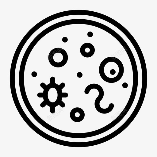 细菌细胞查找图标svg_新图网 https://ixintu.com 搜索 教育热线 查找 细胞 细菌