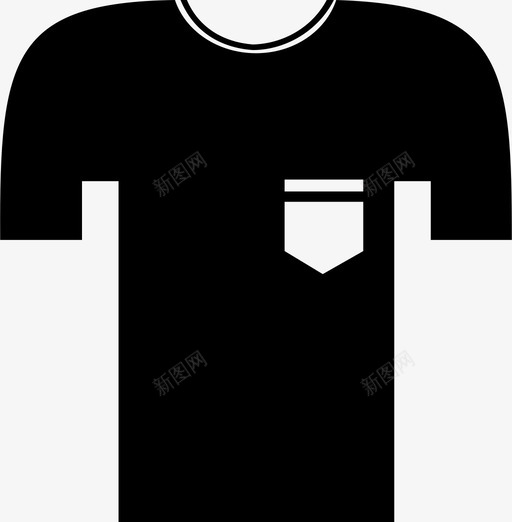 衬衫衣服口袋图标svg_新图网 https://ixintu.com t恤 口袋 衣服 衬衫