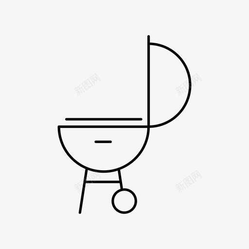 肉鸡烤肉烤肉架图标svg_新图网 https://ixintu.com 烤肉 烤肉架 肉鸡