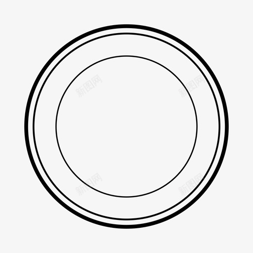 盘子食物厨房图标svg_新图网 https://ixintu.com 厨房 盘子 食物 餐厅