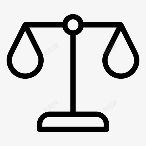 秤银行司法图标svg_新图网 https://ixintu.com 司法 权重 法律 秤 银行 银行和金融行图标