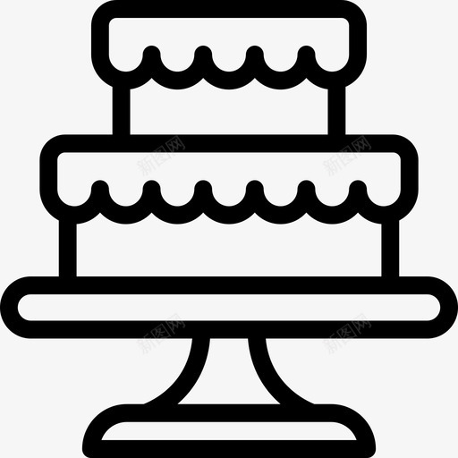 婚礼蛋糕新娘爱情图标svg_新图网 https://ixintu.com 婚礼系列 婚礼蛋糕 已婚 情人 新娘 爱情