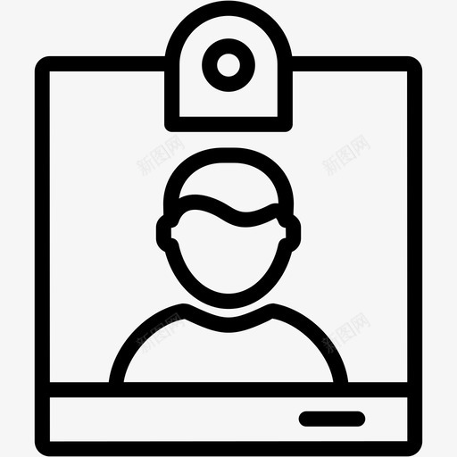 用户id卡id卡男性图标svg_新图网 https://ixintu.com id卡 个人 用户1 用户id卡 男性