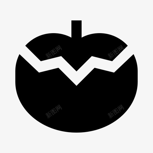 番茄健康食品厨房图标svg_新图网 https://ixintu.com 健康食品 厨房 固体 波莫多罗 番茄 蔬菜 食品4
