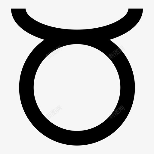 金牛座星座图标svg_新图网 https://ixintu.com 星座 金牛座