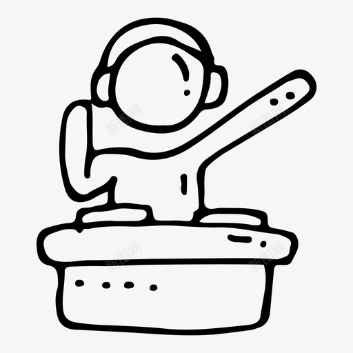 音乐节目主持人dj音乐图标svg_新图网 https://ixintu.com dj 人物 人类活动涂鸦 派对 音乐 音乐节目主持人