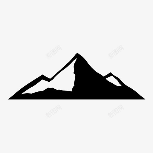 山景峰图标svg_新图网 https://ixintu.com 山 峰 景