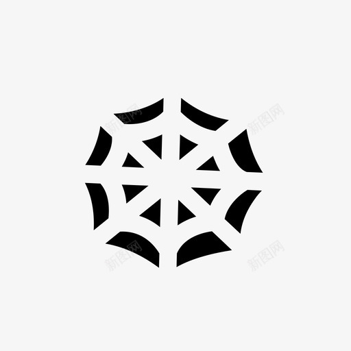 蜘蛛网万圣节昆虫图标svg_新图网 https://ixintu.com 万圣节 万圣节套装3 昆虫 蜘蛛 蜘蛛网