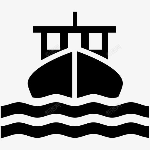 船钓鱼摩托艇图标svg_新图网 https://ixintu.com 摩托艇 海上 船 船艇 运输 钓鱼