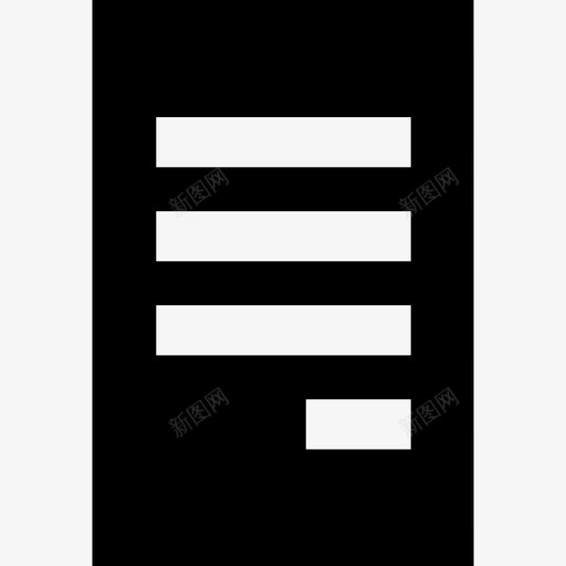 右对齐对齐格式化图标svg_新图网 https://ixintu.com 右对齐 对齐 文本对齐 文档文件 格式化
