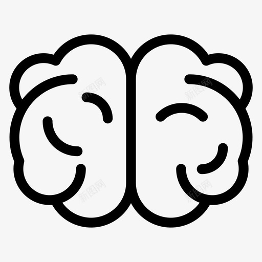 大脑思想头脑图标svg_新图网 https://ixintu.com 大脑 头脑 思想 技术 科学