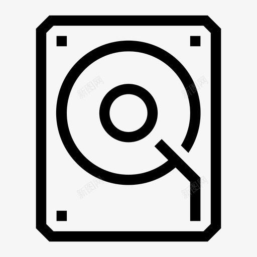 硬盘数据磁盘图标svg_新图网 https://ixintu.com 内存 存储器 数据 硬件软件 硬盘 磁盘