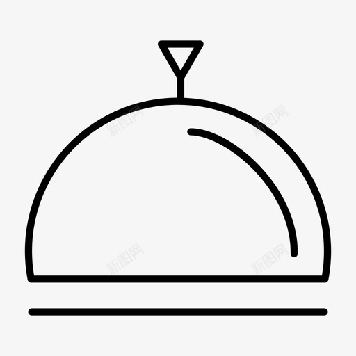 食物晚餐热食图标svg_新图网 https://ixintu.com 上菜 午餐 晚餐 热食 食物