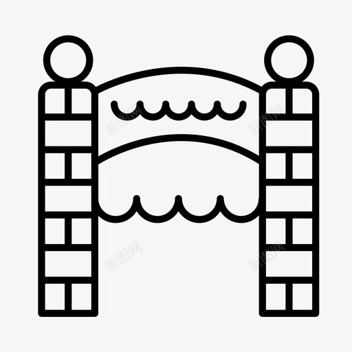 海滩海岸海洋图标svg_新图网 https://ixintu.com 夏天 海岸 海洋 海滨 海滩 海边