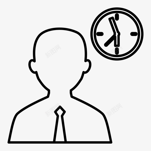 截止日期时钟业务图标svg_新图网 https://ixintu.com 业务 截止日期 时钟
