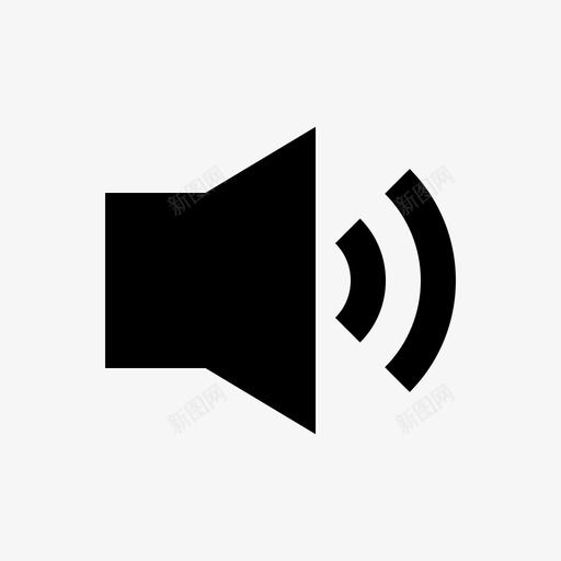 音量扬声器界面元素webgrid图标svg_新图网 https://ixintu.com 扬声器 界面元素webgrid 音量