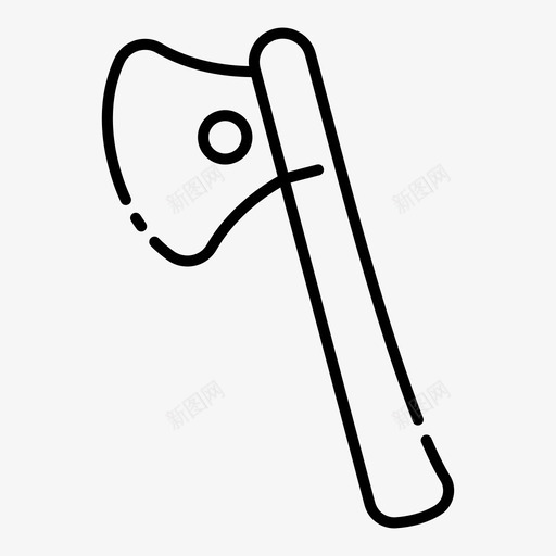 骑士斧头武器图标svg_新图网 https://ixintu.com 斧头 武器 骑士