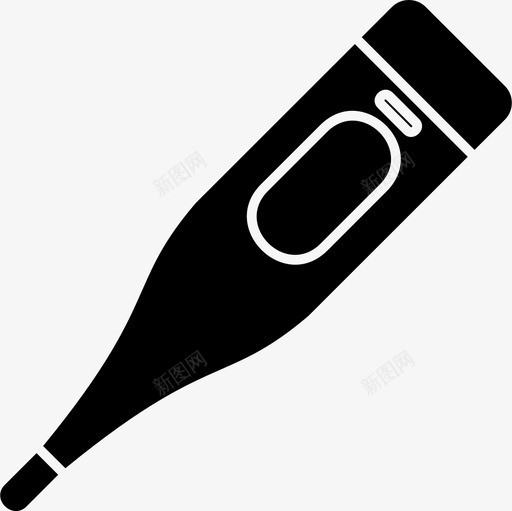 温度计数字温度计医用图标svg_新图网 https://ixintu.com 医用 医用温度计 数字温度计 温度 温度计