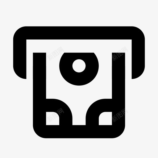 取现自动取款机取款图标svg_新图网 https://ixintu.com 取款 取现 自动取款机