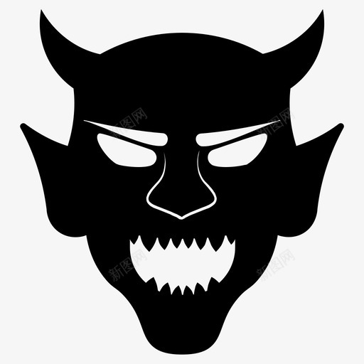 恶魔邪恶撒旦图标svg_新图网 https://ixintu.com 恶魔 撒旦 灵魂 邪恶