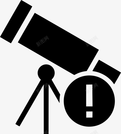 望远镜误差图标svg_新图网 https://ixintu.com 望远镜误差