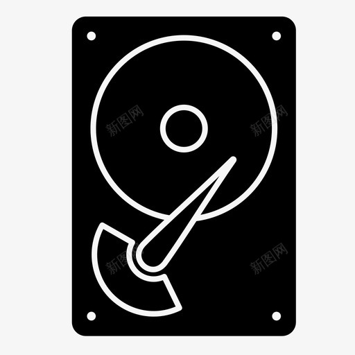 硬盘磁盘驱动器图标svg_新图网 https://ixintu.com it 存储器 文件 硬盘 磁盘 驱动器